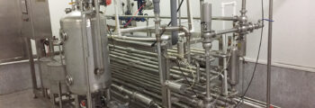 Flash pasteuriser at Dragon’s Garden